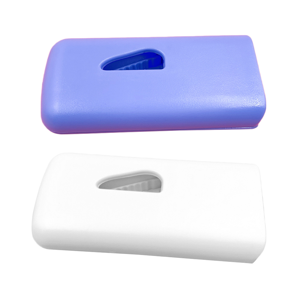 2 Pcs 저장을위한 간단한 유용한 유일한 휴대용 직사각형 환약 상자 환약 절단기 정제 절단기